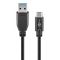GOOBAY καλώδιο USB 3.0 σε USB-C 71221, 5Gbit/s, 2m, μαύρο | Καλώδια USB-C (Type-C) στο smart-tech.gr