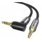 CABLETIME καλώδιο AUX Stereo 3.5mm (1/8") 90 Degree AV311, 1.8m, μαύρο | Λοιπά Καλώδια, Adaptors & Μετατροπείς στο smart-tech.gr
