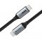 CABLETIME καλώδιο USB-C CT-C160, USB 3.1, 100W, 20Gbps, 4K, 1.5m, μαύρο | Καλώδια USB-C (Type-C) στο smart-tech.gr