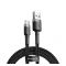 Baseus Cafule Braided USB 2.0 Cable USB-C male - USB-A male Μαύρο 0.5m (CATKLF-AG1) (BASCATKLFAG1) | ΚΑΛΩΔΙΑ & ADAPTORS στο smart-tech.gr
