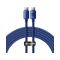 Baseus Crystal Shine cable USB-C to USB-C, 100W, 2m Blue (CAJY000703) (BASCAJY000703) | ΚΑΛΩΔΙΑ & ADAPTORS στο smart-tech.gr