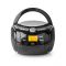 Nedis Φορητό Ηχοσύστημα Boombox με Bluetooth / CD / USB / Ραδιόφωνο σε Μαύρο Χρώμα (SPBB100BK) (NEDSPBB100BK) | Φορητά Ασύρματα Ηχεία Bluetooth στο smart-tech.gr