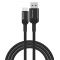 POWERTECH καλώδιο USB σε USB-C PTR-0134 PD 60W, 5Gbps, copper, 1m, μαύρο | Καλώδια USB-C (Type-C) στο smart-tech.gr
