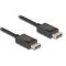 DELOCK καλώδιο DisplayPort 2.1 80492, 8K/60Hz 4K/120Hz 40 Gbps 1m, μαύρο | Λοιπά Καλώδια, Adaptors & Μετατροπείς στο smart-tech.gr