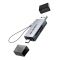 CABLETIME card reader CT-ACSD3-AG, SD/micro SD, USB/USB-C, 5Gbps, γκρι | CARD READERS στο smart-tech.gr