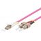 GOOBAY καλώδιο οπτικής ίνας LC-UPC σε SC-UPC 95944, Multimode OM4, 2m, βιολετί | Καλώδια δικτύου στο smart-tech.gr