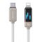 USAMS καλώδιο Lightning σε USB-C SJ743, 30W, 480Mbps, 1.2m, λευκό | Καλώδια USB-C (Type-C) στο smart-tech.gr