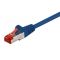 GOOBAY καλώδιο δικτύου 68268, CAT 6 S/FTP, copper, 250MHz, 2m, μπλε | Καλώδια δικτύου στο smart-tech.gr