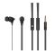 CELEBRAT Earphones με μικρόφωνο G3, on/off, 10mm, 1.2m, μαύρα | Ακουστικά με μικρόφωνο (Handsfree) στο smart-tech.gr