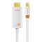 CABLETIME καλώδιο mini DisplayPort σε HDMI CT-AV588-03G4K, 4K/30Hz, 1m, λευκό | Λοιπά Καλώδια, Adaptors & Μετατροπείς στο smart-tech.gr