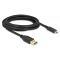 DELOCK καλώδιο USB-C σε USB 84006, 10Gbps, 3m, μαύρο | Καλώδια USB-C (Type-C) στο smart-tech.gr