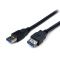 POWERTECH καλώδιο USB 3.0 σε USB female CAB-U123, copper, 1.5m, μαύρο | ΕΠΙΤΟΙΧΙΟΙ ΦΟΡΤΙΣΤΕΣ USB & ΚΑΛΩΔΙΑ ΦΟΡΤΙΣΗΣ στο smart-tech.gr